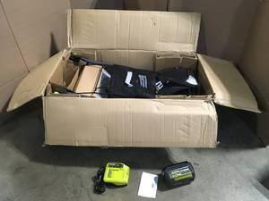 lot 25 image: RYOBI 40V HP Brushless 20 in. Cordless Battery Walk Behind Push Mower with 6.0 Ah Battery and Charger Customer Returns See Terms on Auction