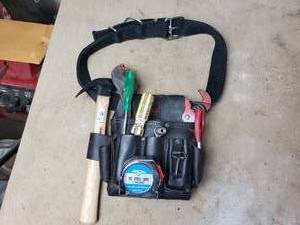 Tool Belt Pouch with Tools