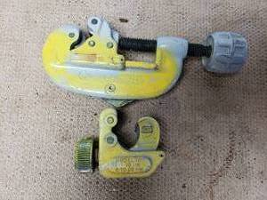 Two RIDGID Tubing Cutters, No. 15 and Model 101