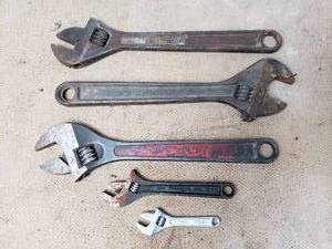 Adjustable Wrenches, Wright, Crescent, Utica