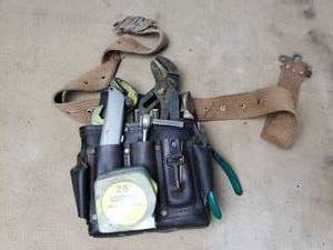 Tool Belt Pouch with Tools