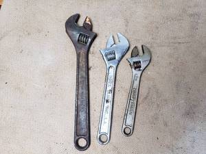 3 Adjustable Wrenches