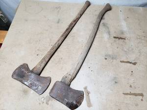 Pair of Wood Axes