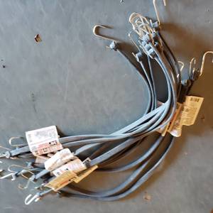 Lot of 12 36 Rubber Tiedowns
