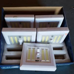 Lot of 5 GRIP Jumbo Cob LED Switch Lights