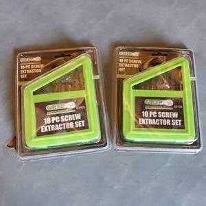 Lot of 2, 10 PC Screw Extractor Sets