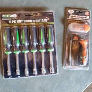 Nut Driver Set and Multi Purpose Screwdriver Set