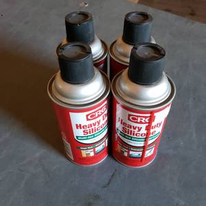 4 Cans of CRC Silicone Lubricant