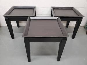 Three Matching End Tables