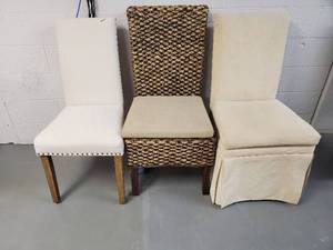Three Misc. Dining Chairs