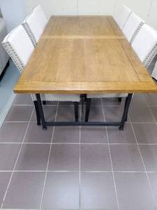 Dining Table with Six Chairs