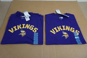 NEW Minnesota Vikings T-Shirts - Large