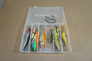 Tackle Tray with Crank Baits - Some Rapala