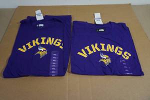 NEW Minnesota Vikings T-Shirts - XXL