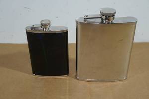 Stainless Steel Flasks - 8 Oz, 18 Oz