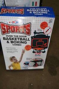 NSG Sports Over the Door Basketball and Boxing Combo
