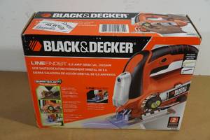 NEW Black and Decker LineFinder Orbital Corded Jigsaw