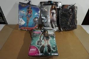 Assorted Girls and Womens Halloween Costumes - Wonder Woman, Sorceress