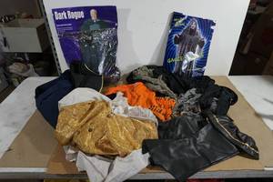 Assorted Mens XL Halloween Costumes - Rogue, Zombie - Big and Tall