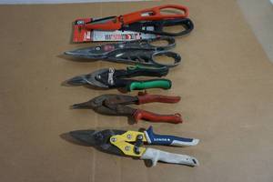 Assorted Tin Snips - Lenox, Crescent