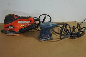 Black and Decker Mega Mouse and Ryobi Corded Sanders