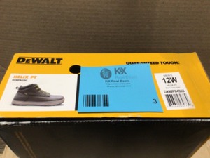 DEWALT Mens Helix PTWP Waterproof 6 in. Work Boots - Soft Toe - Brown Crazy Horse Size 12(W) Customer Returns See Terms on Auction