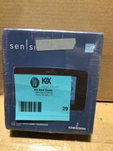 Emerson Sensi Touch Wi-Fi Smart Thermostat with Touchscreen Color Display, C-Wire Required&nbspCustomer Returns See Terms on Auction