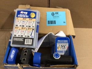 Kreg Pocket-Hole Jig 520PRO with PH Screw Starter Kit Customer Returns See Terms on Auction