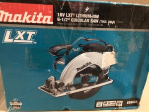Makita 18V LXT Lithium-Ion Cordless 6-12 in. Lightweight Circular Saw and General Purpose Blade (Tool-Only) Customer Returns See Terms on Auction
