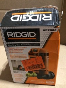 RIDGID Quick Connect Pump Accessory for RIDGID Wet Dry Vacs