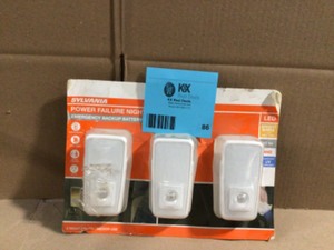 Westinghouse 4-In-1 Rechargeable Power Failure LED Night Light (3-Pack)  Customer Returns See Terms on Auction