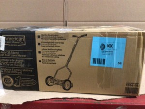 Lawn Mower Push  Reel  Customer Returns See Terms on Auction