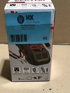 Vector 500 Watt Power Inverter, Dual Power Inverter, Two USB Charging Ports