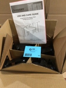 Husky 4 in. Caster Kit for Heavy Duty Welded Steel Garage Base Cabinets  Customer Returns See Terms on Auction