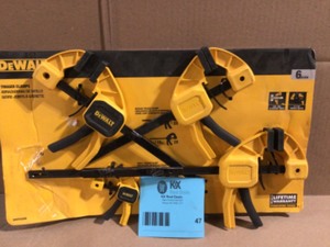 DEWALT Medium and Large Trigger Clamps - 4 Pack Customer Returns See Terms on Auction
