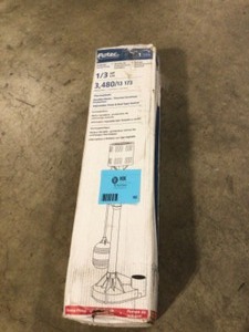 Flotec 13 HP Economy Pedestal Sump Pump Customer Returns See Terms on Auction