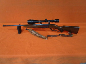 lot 3 image: Savage Model 99C Series A .22-250 wTasco Scope