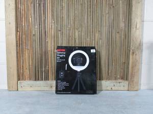 lot 69 image: Sunpak - 12 Bi-Color Tabletop or Handheld Vlogging Kit with Bluetooth Remote for Smartphones and Compact Cameras