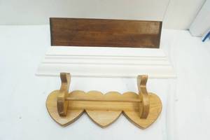 lot 126 image: group of three wall shelves