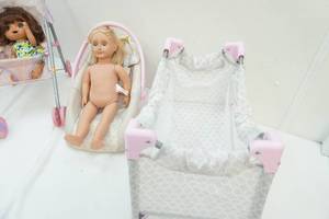 lot 145 image: group of doll play set items