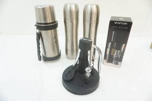 lot 182 image: Wine tools, thermos