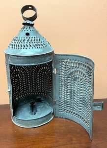 Charming Vintage Metal Candle Lantern
