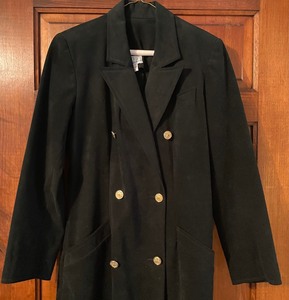 Samual Robert Ultra-Suede Coat by Peter Halsi Androu