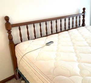 Vintage Wooden King Headboard