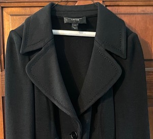 Sophisticated St. John Caviar Knit Blazer