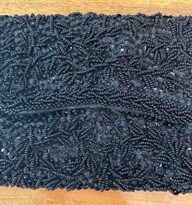 Classy Beaded Clutch by Crown
