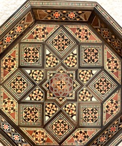 Incredible Inlaid Wooden Tray