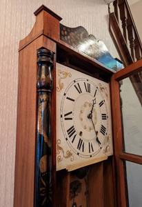 Antique Wood Wall Clock