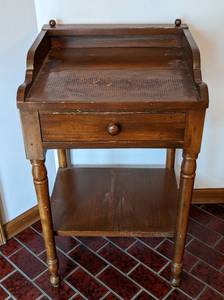 Vintage Wood Side Table