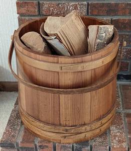Vintage Wood Bucket